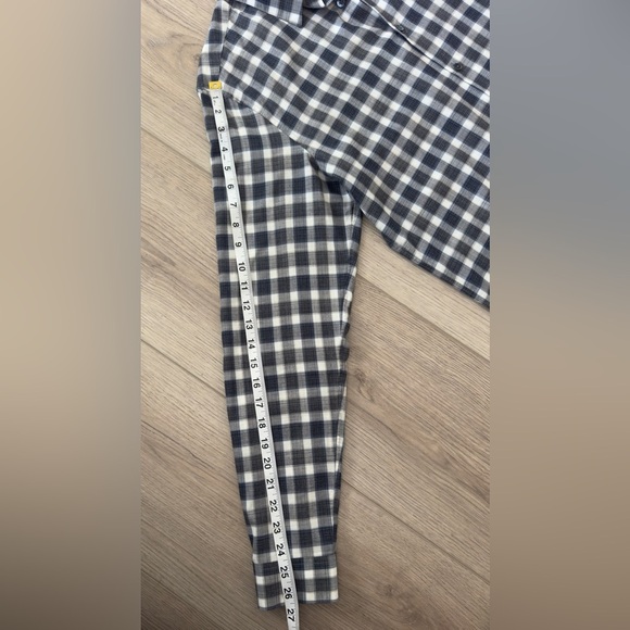 Theory Black and White Plaid Button Down Shirt 🖤⌚️📓 - Picture 5 of 7